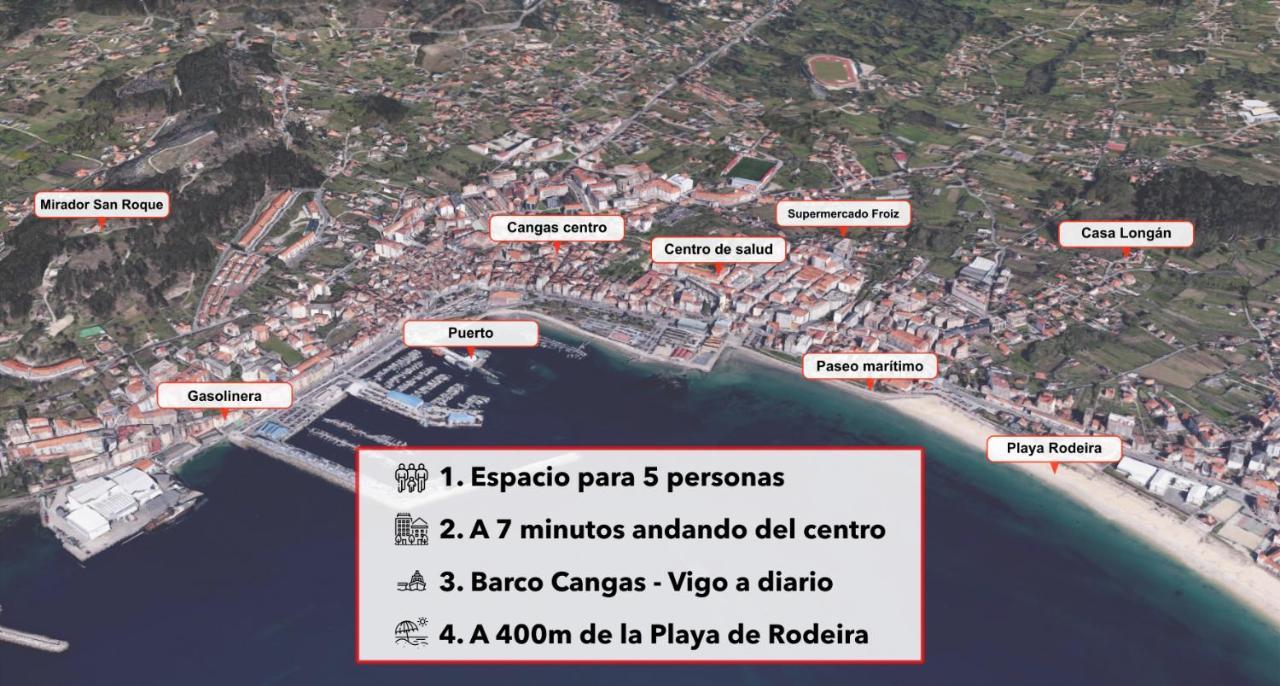 Casa Longán, completo alojamiento cerca de la playa Cangas do Morrazo Exterior foto